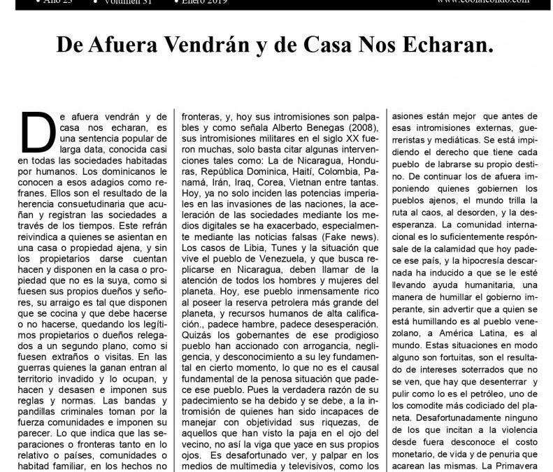 Boletín Informativo Enero 2019
